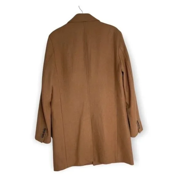 INC International Concepts Men's Tan Coat Trench Coat Peacoat Size M - Picture 2 of 6